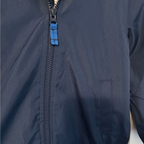 Like New Kids 5T Carters Windbreaker w/cozy striped hood.All Season,all weather. - Picture 9 of 10